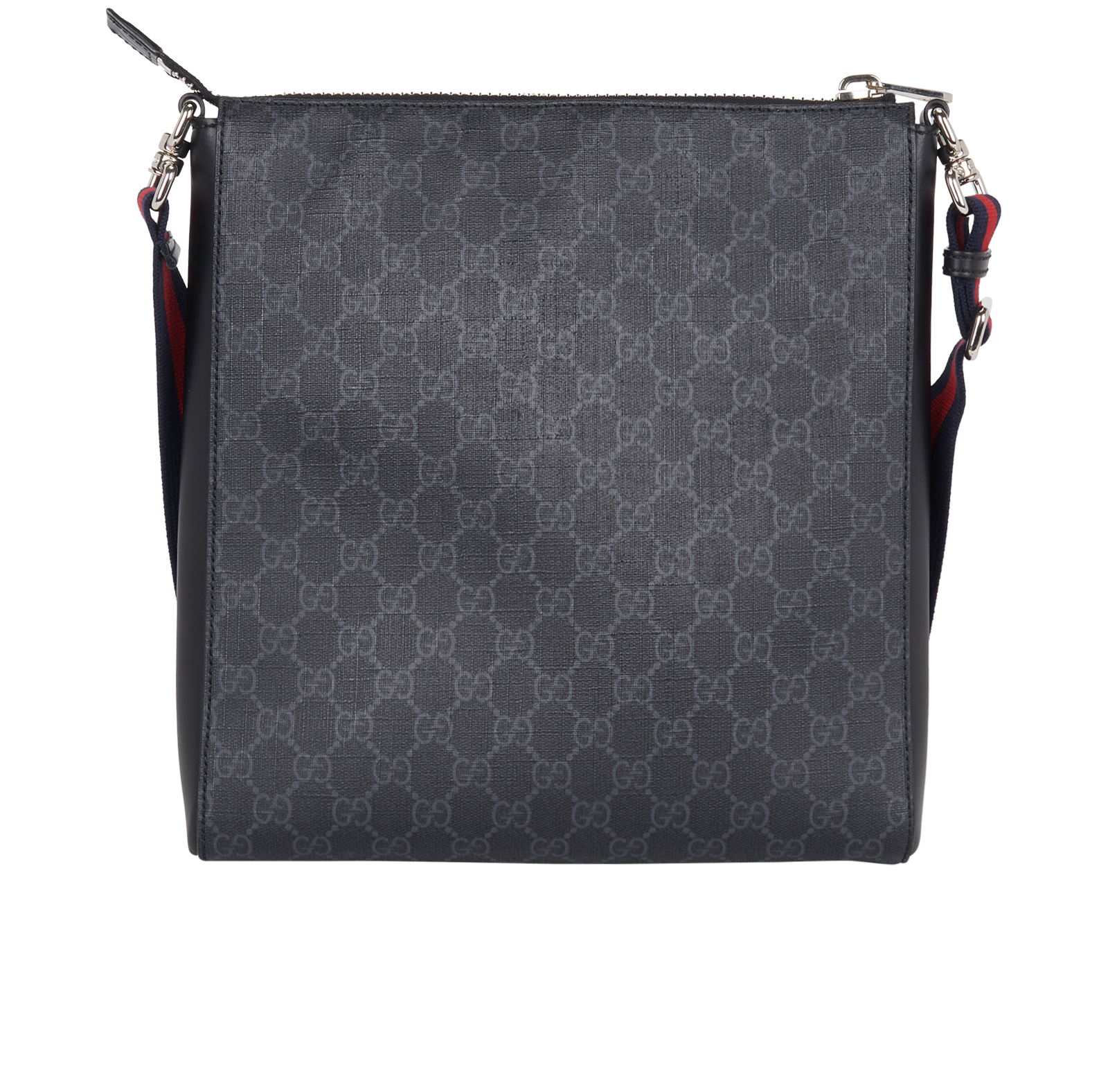 Messenger, &pound;550, Handbags, Black, Canvas, Back view